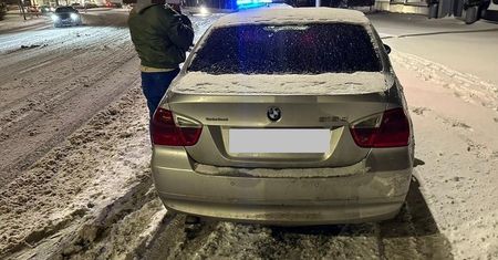 6 tysięcy mandatu i 24 punty karne. Tak kierowca zawodowy bawił się na śniegu