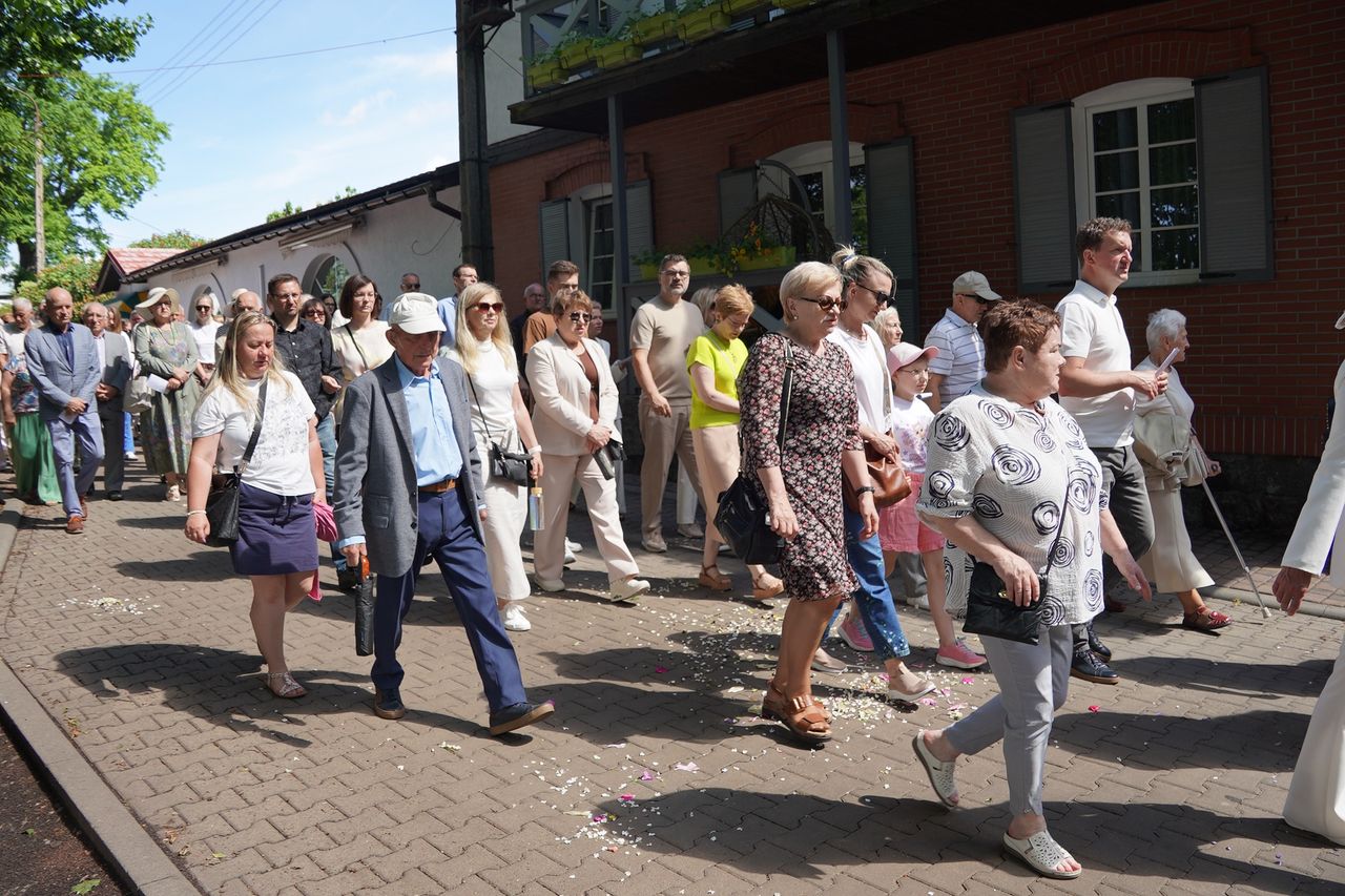 Boże Ciało, Procesja Parafia pw.  Św Rafała Kalinowskiego w Pile