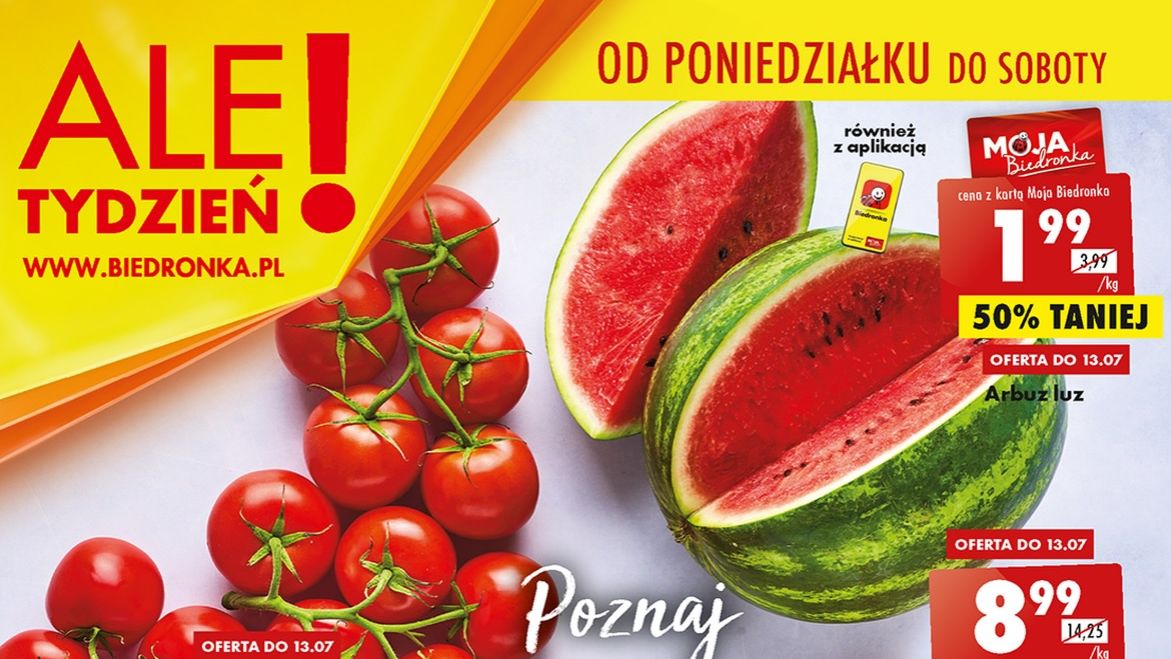 Biedronka gazetka od poniedziałku 11 lipca [11.07 22]
