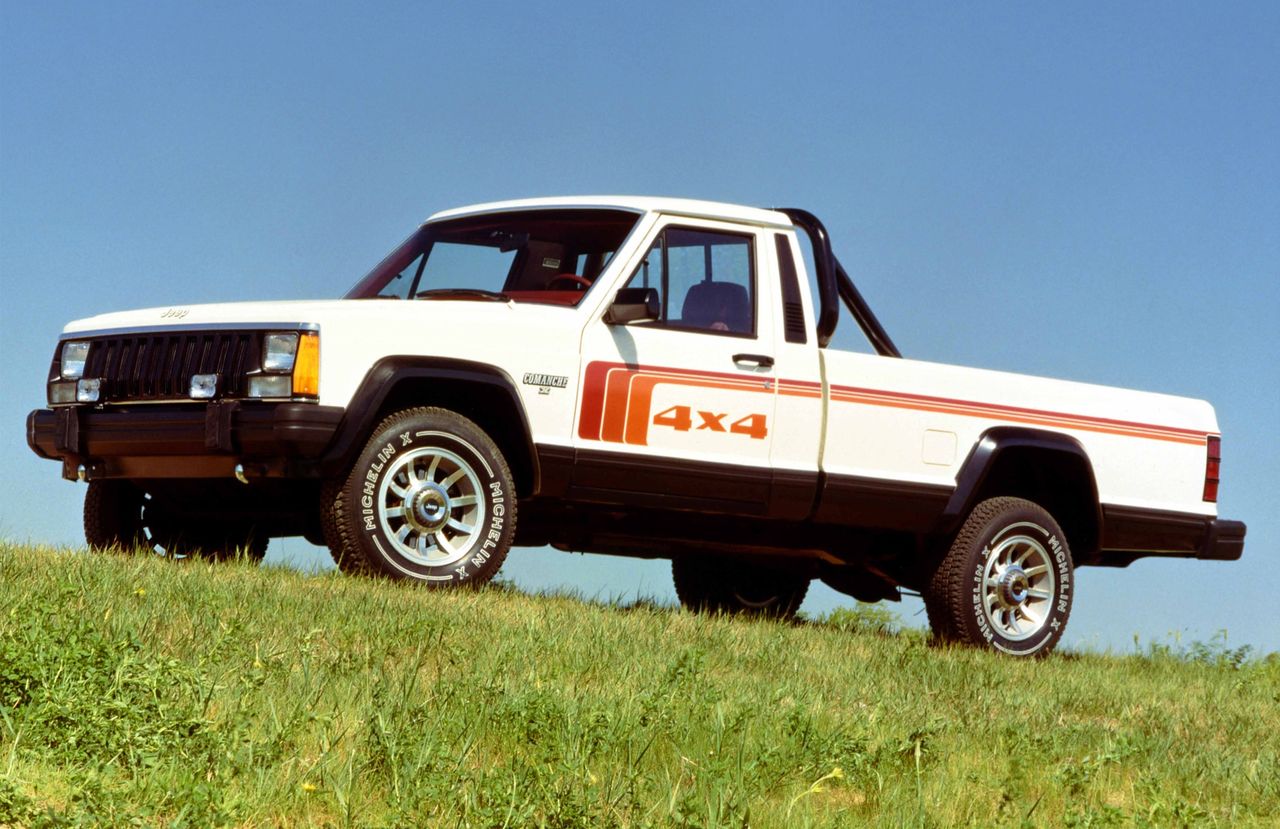 Ostatni produkcyjny pickup marki Jeep, czyli model Comanche, bazujący na Cherokee XJ.