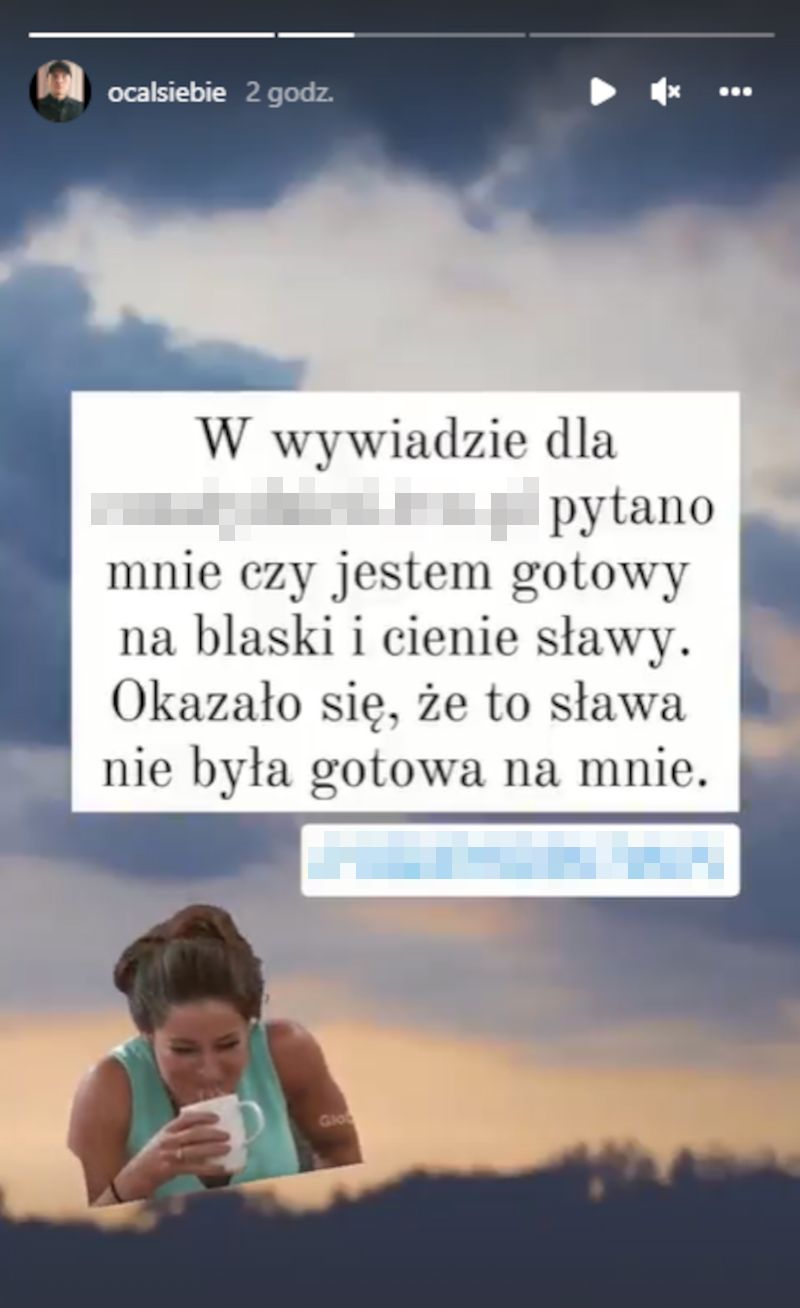 Wyrzucony ekspert ze "Ślubu..." promuje program (i siebie) w sieci