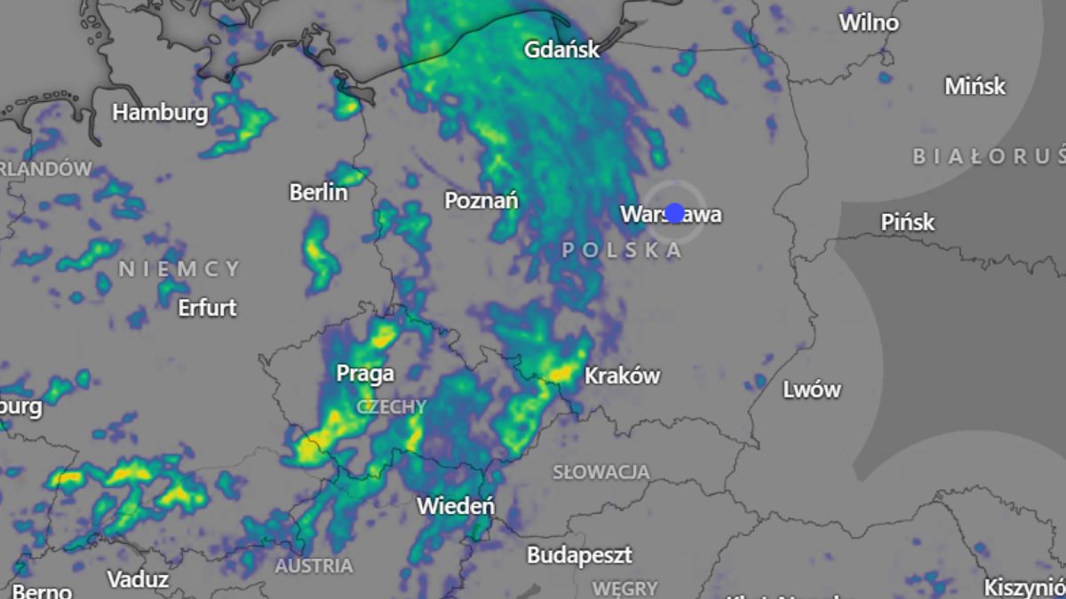 Nocą mogą pojawić się w naszym kraju burze