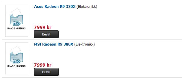 ASUS i MSI Radeon R9 380X przedsprzedaż