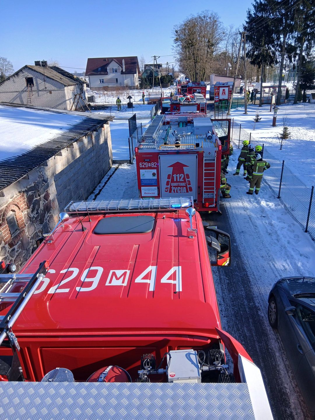 Pożar domu 