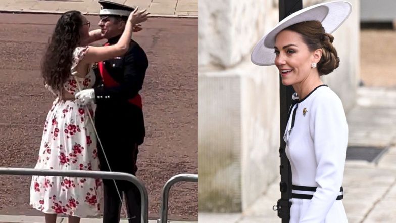 Trooping the Colour 2024: Romantyczna scena przed Pałacem Buckingham. Doszło do zaręczyn (WIDEO)