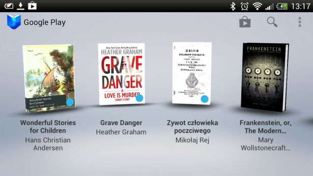 W Google Play są już książki, ale nie ma się czym zachwycać 1