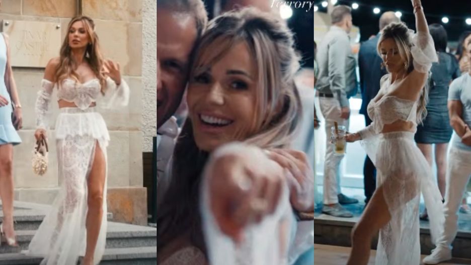 Wywijała na parkiecie ze szklanką dłoni. Tak się bawiła Doda