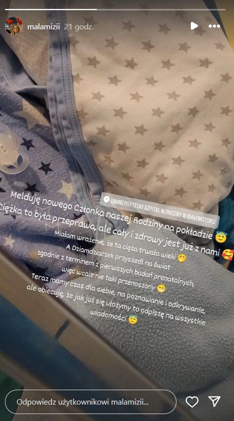 Agnieszka ze "Ślubu od pierwszego wejrzenia" urodziła