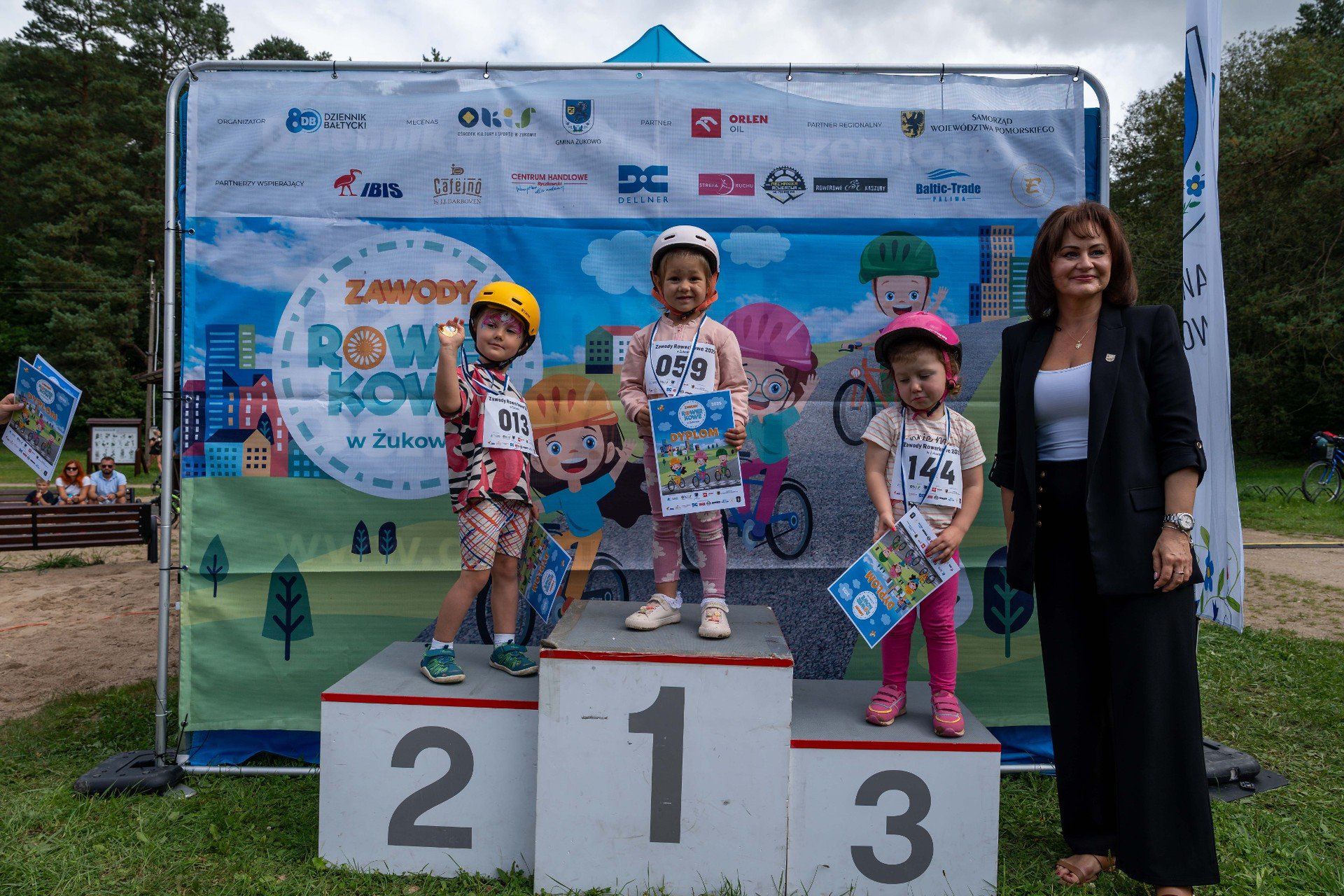 Wielki sukces zawodów rowerkowych w Żukowie, 7.09.2025
