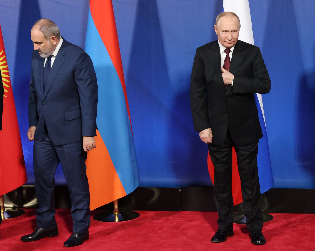 Armenia is considering leaving the Collective Security Treaty Organization led by Russia.