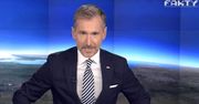 Nigdy nie żegnał się tak długo. Kraśko zaskoczył na koniec "Faktów"