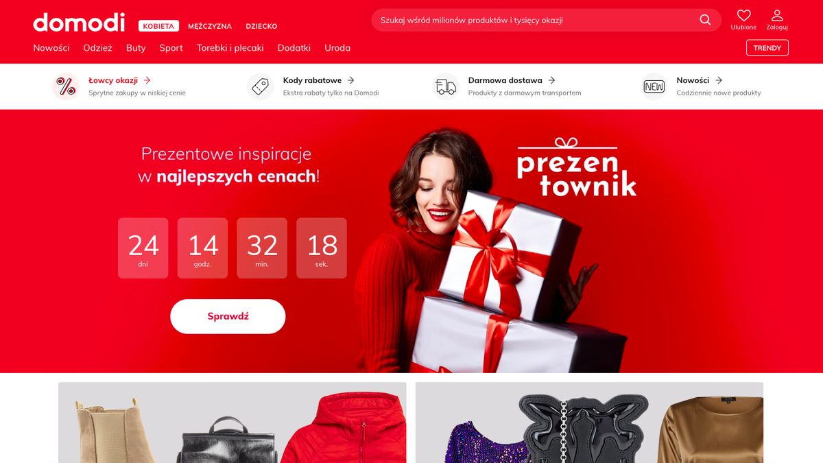 Na zdjęciu witryna Domodi