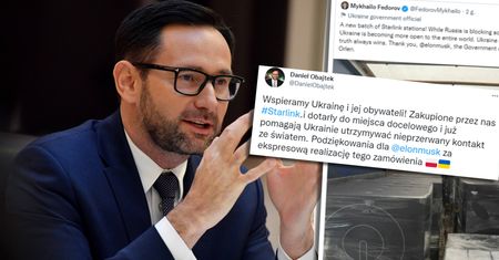 Orlen kupił Starlinki dla Ukrainy. Obajtek dziękuje Muskowi