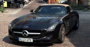 Mercedes SLS AMG Roadster kolejny raz bez kamuflażu