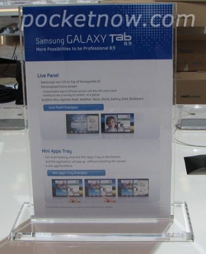 Samsung Galaxy Tab 8.9 potwierdzony - jest cieńszy od iPada 2