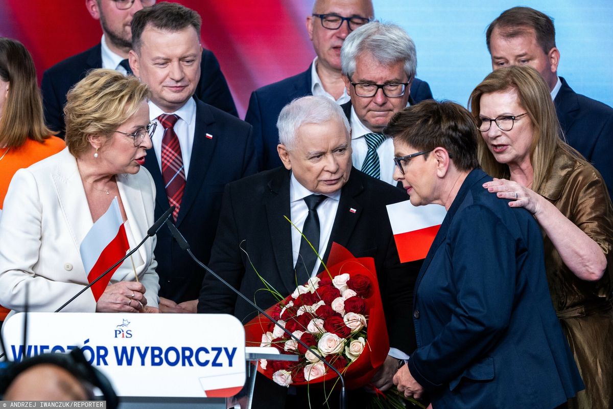 Beata Szydło, Jarosław Kaczyński, przemysław czarnek, sondaż, politycy, prawo i sprawiedliwość Kaczyński, Szydło i Czarnek na czele listy. Wynik może niepokoić PiS