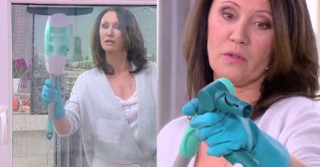 Była żona Ibisza myje okno w "Dzień Dobry TVN": "Jak już zacznę, to muszę skończyć!"