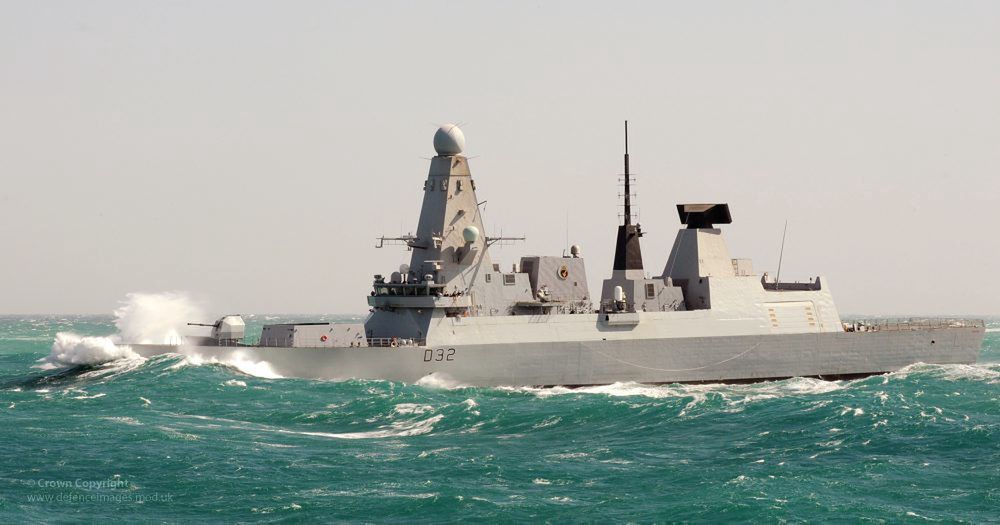 British destroyer HMS Diamond thwarts drone attack on merchant ship in Red Sea