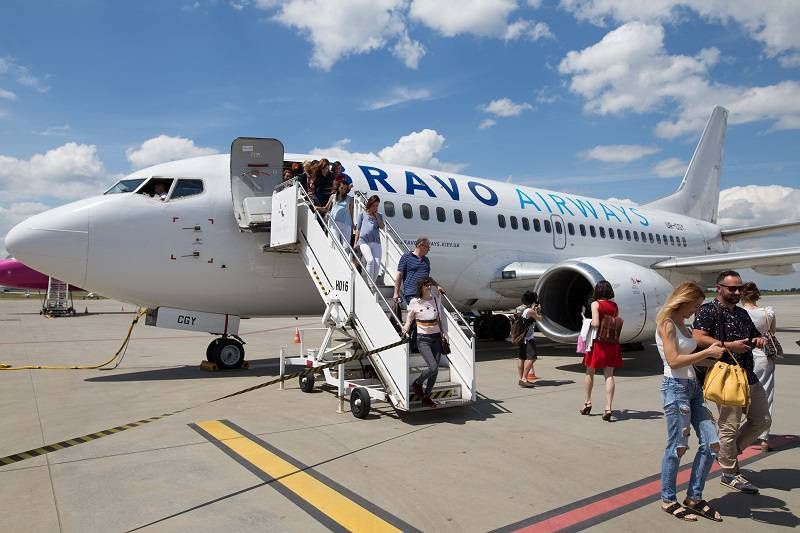 Inauguracyjny lot BRAVO AIRWAYS