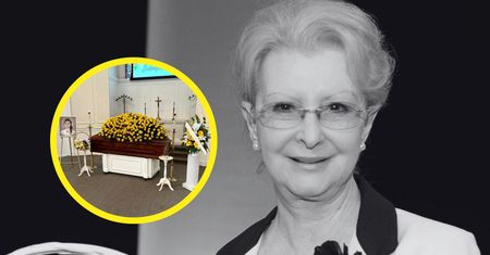 Oto co pojawiło się na trumnie Barańskiej. Ceremonię pogrzebową prowadziła gwiazda