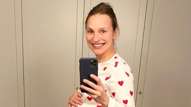 Ania Starmach pokazuje brzuch po porodzie