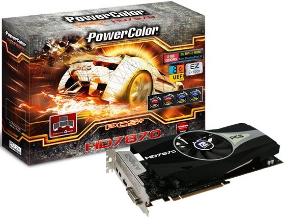 PowerColor Radeon HD 7870 PCS+ EZ Edition karta graficzna zdjęcie opakowanie