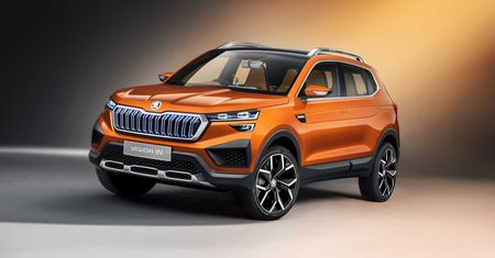 Škoda Vision IN wzorem BMW ma podświetlany grill, ale raczej nie kupimy jej w Polsce