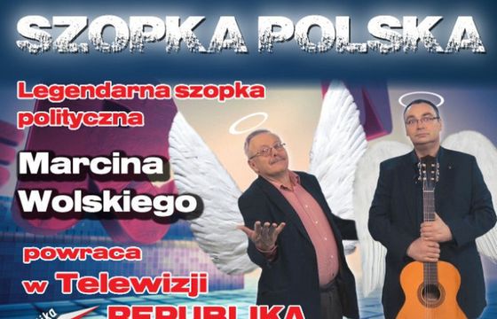 Szopka noworoczna Marcina Wolskiego w TV Republika