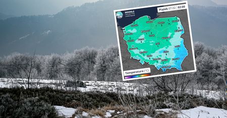Nawet -8 stopni Celsjusza. Zima nie odpuszcza