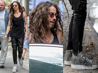 Michał Szpak w butach z frędzlami i skórzanych spodniach pod "Dzień Dobry TVN" (ZDJĘCIA)