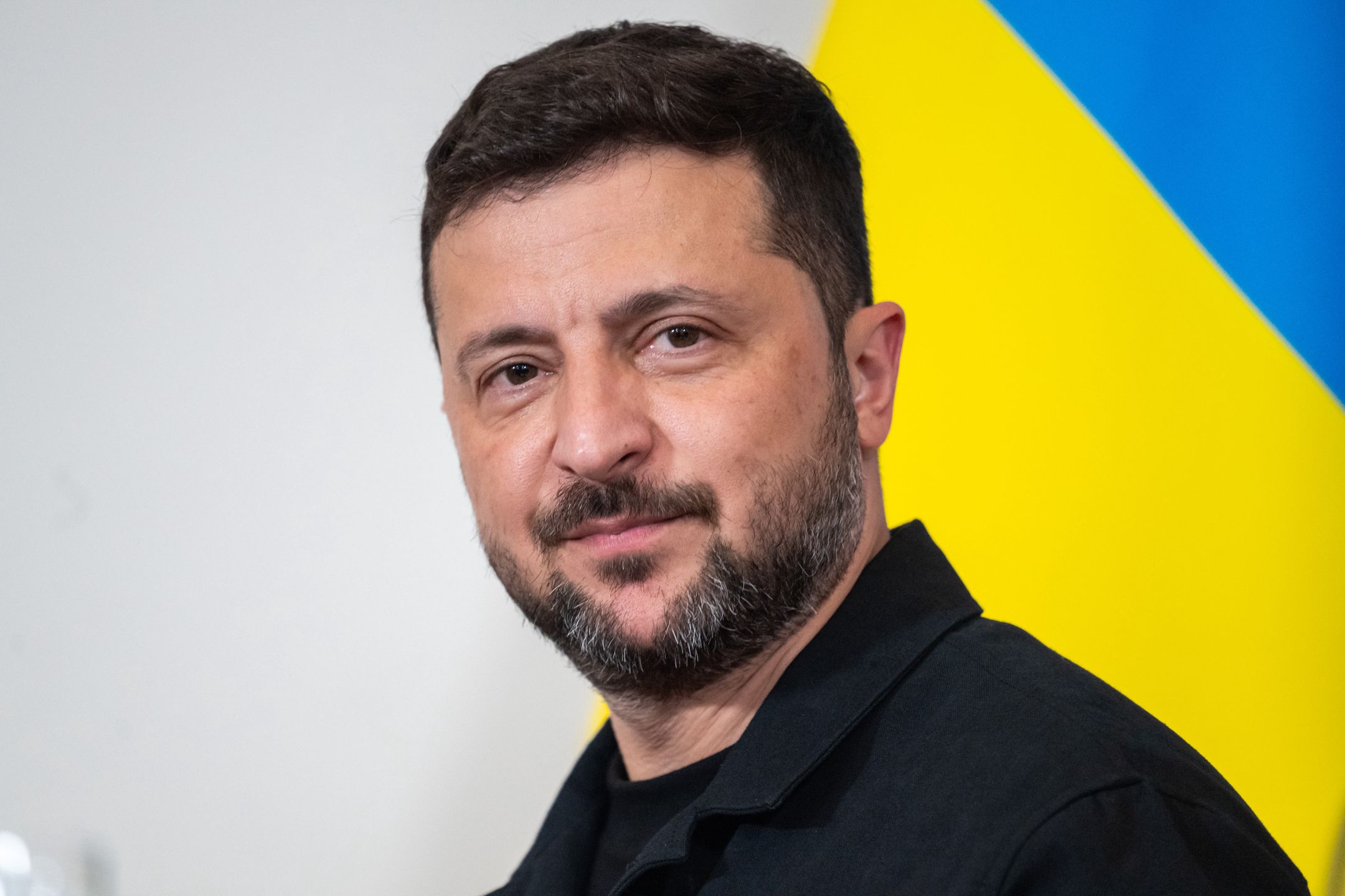 VIENNA, AUSTRIA - JUNE 16: Ukrainian President Volodymyr Zelensky prior to a meeting with Austria's Chancellor Christian Stocker at Federal Chancellery Vienna on June 16, 2025 in Vienna, Austria. Zelensky, who is in Vienna for the first time since Russia's invasion of Ukraine in 2022, is meeting with Austrian government leaders. (Photo by Christian Bruna/Getty Images)
