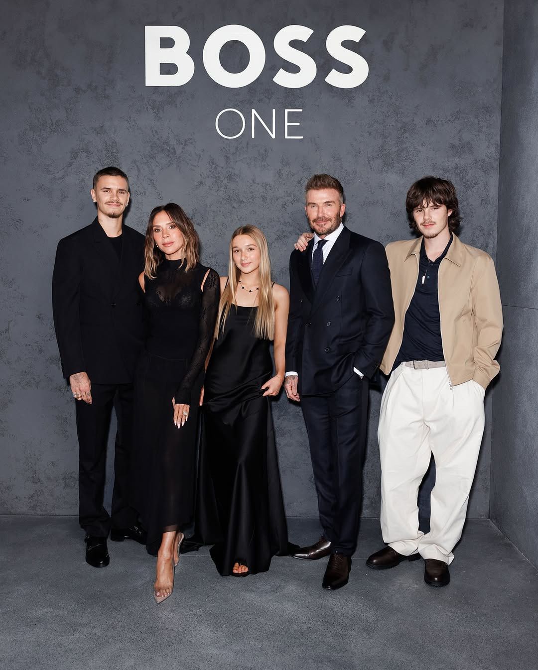 Victoria i David Beckhamowie z dziećmi