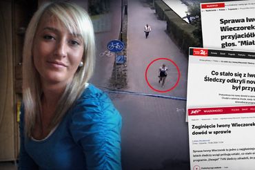 Screeny artykułów o Iwonie Wieczorek