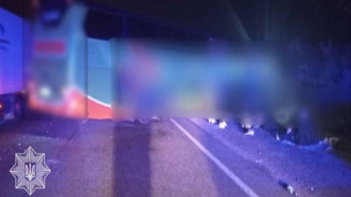 Wypadek autokaru w obwodzie lwowskim.