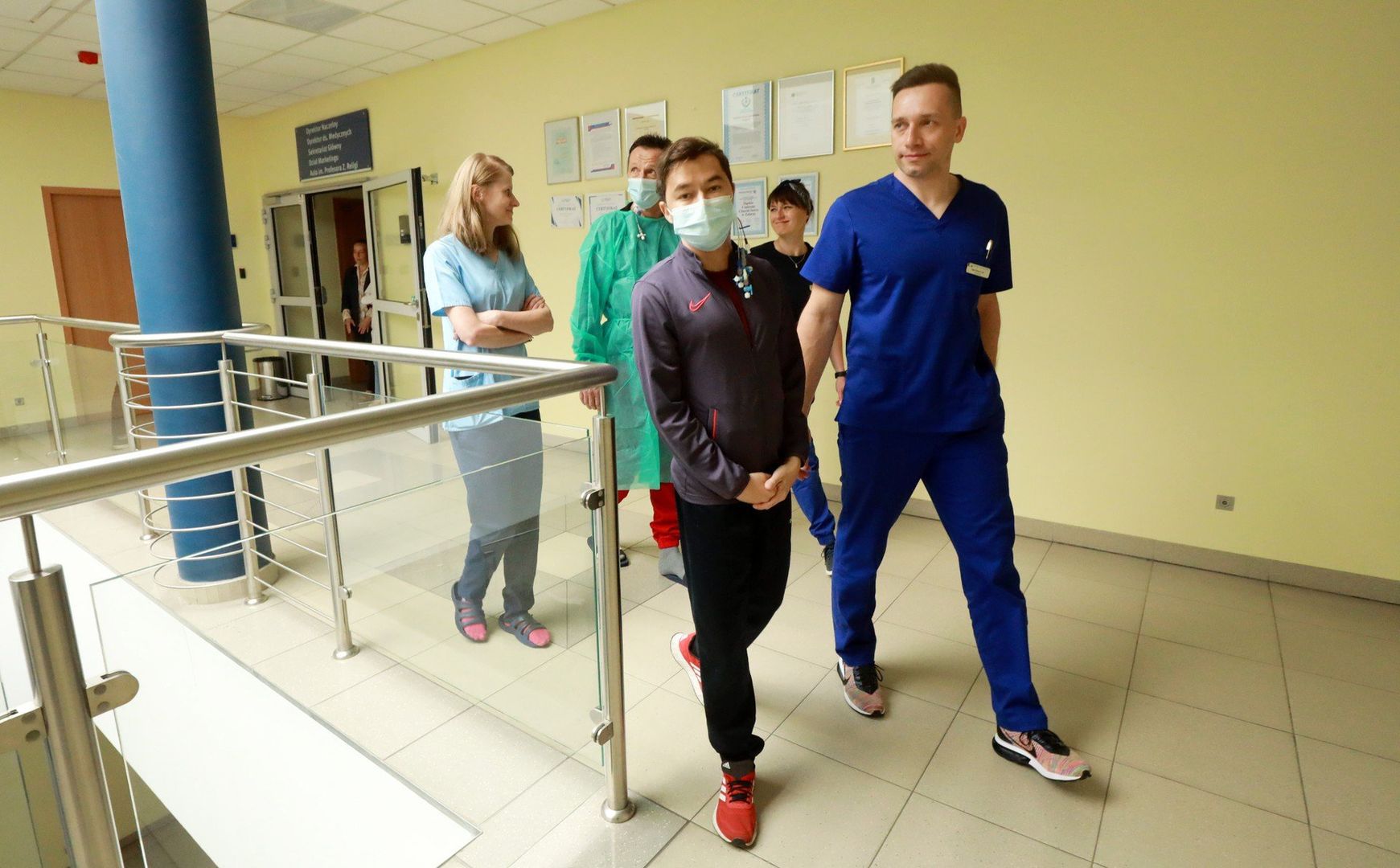 Konferencja prasowa podsumowująca ostatnie 7 lat programu transplantacji płuc w Śląskim Centrum Chorób Serca w Zabrzu.