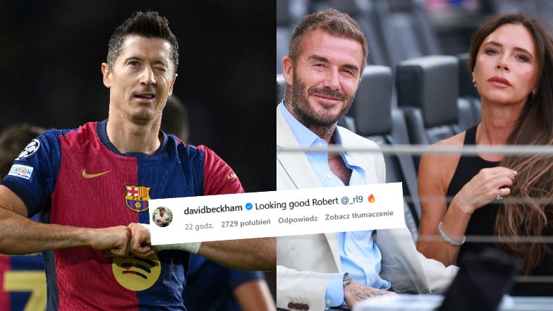 David Beckham zachwyca się... nagą klatą Roberta Lewandowskiego