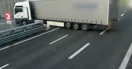 8 tys. euro mandatu i konfiskata ciężarówki. Kierowca zawracał na włoskiej autostradzie
