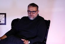 Jacek Bartosiak na prezentacji dema gry Systemic War