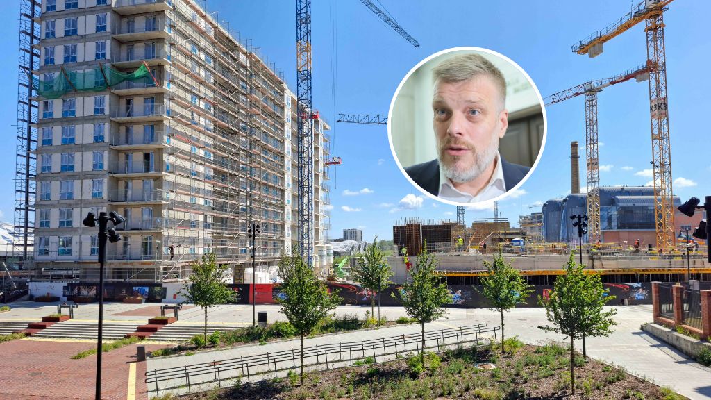 Na zdjęciu w kółku współprzewodniczący Partii Razem Adrian Zandberg