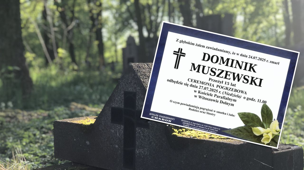 Dziś pogrzeb 15-letniego Dominika. Rodzina ma jedną prośbę