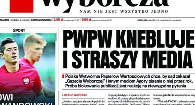 Agora nie musi przepraszać za tekst o uczestnictwie pracowników PWPW we mszy. „Prezent gwiazdkowy”