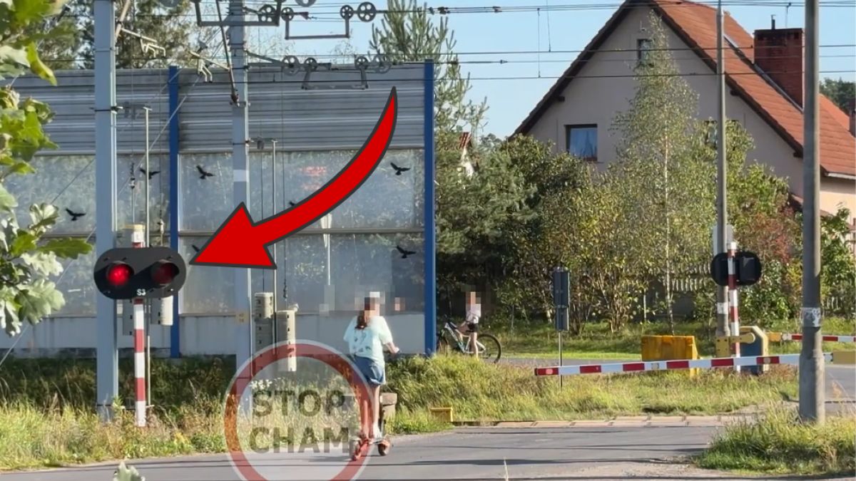 Dzieci zignorowały czerwone światło