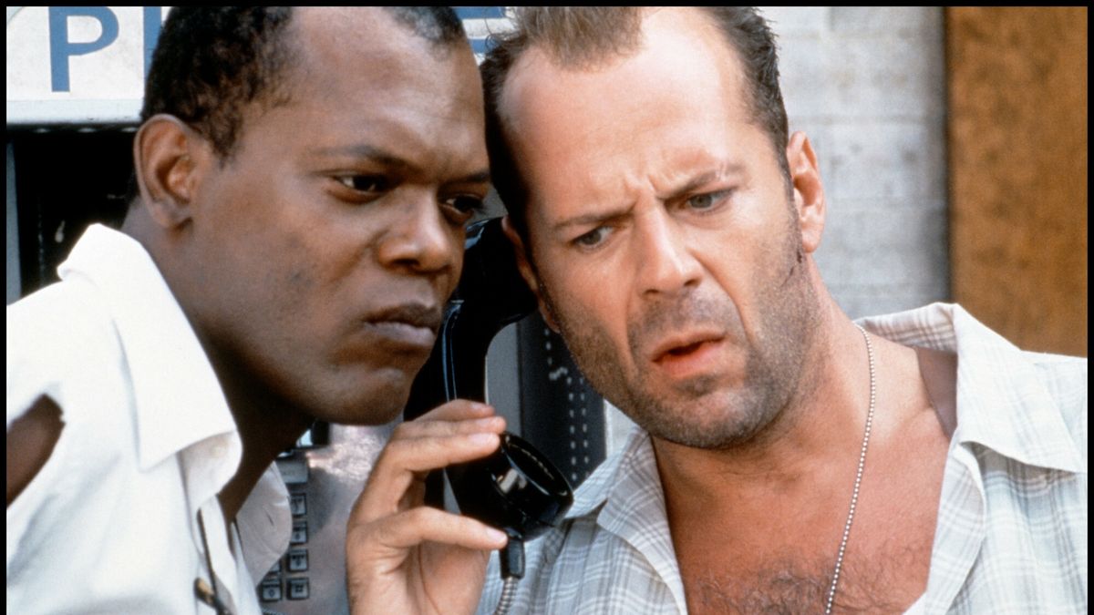 Samuel L. Jackson i Bruce Willis w "Szklanej Pułapce 3"
