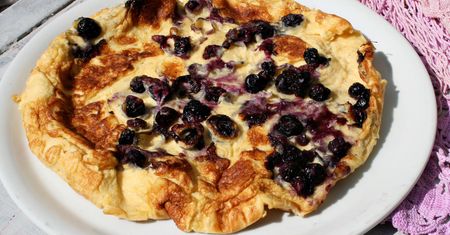 Zrobiłam ekspresowy omlet na śniadanie. Tak syci, że nie myślę o obiedzie