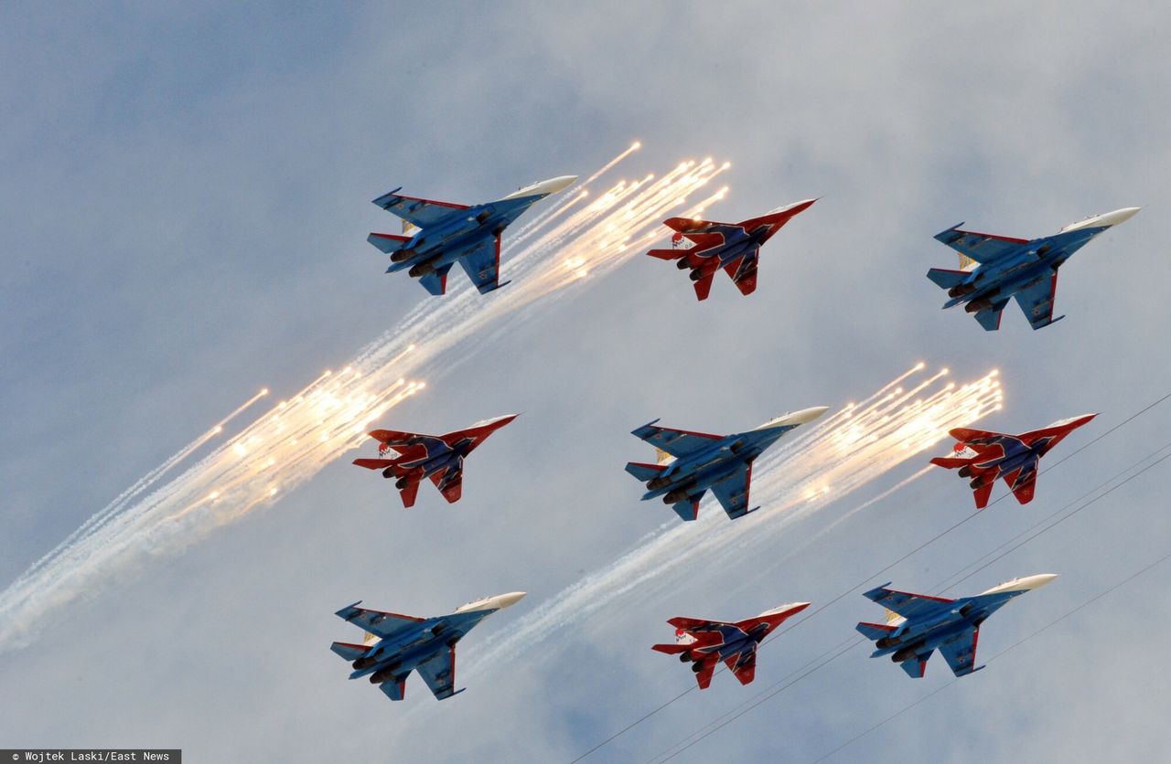 Russian fighter jets in Belarus: Military parade near Polish border