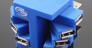 7-portowy obrotowy hub USB