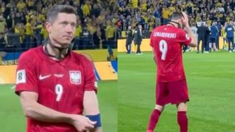 Robert Lewandowski ze łzami w oczach na murawie. Po porażce opublikował wpis z wymowną piosenką. "Czas powiedzieć do widzenia" (WIDEO)