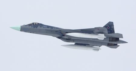 Nowoczesne myśliwce nad Ukrainą. Rosja sięgnęła po Su-57