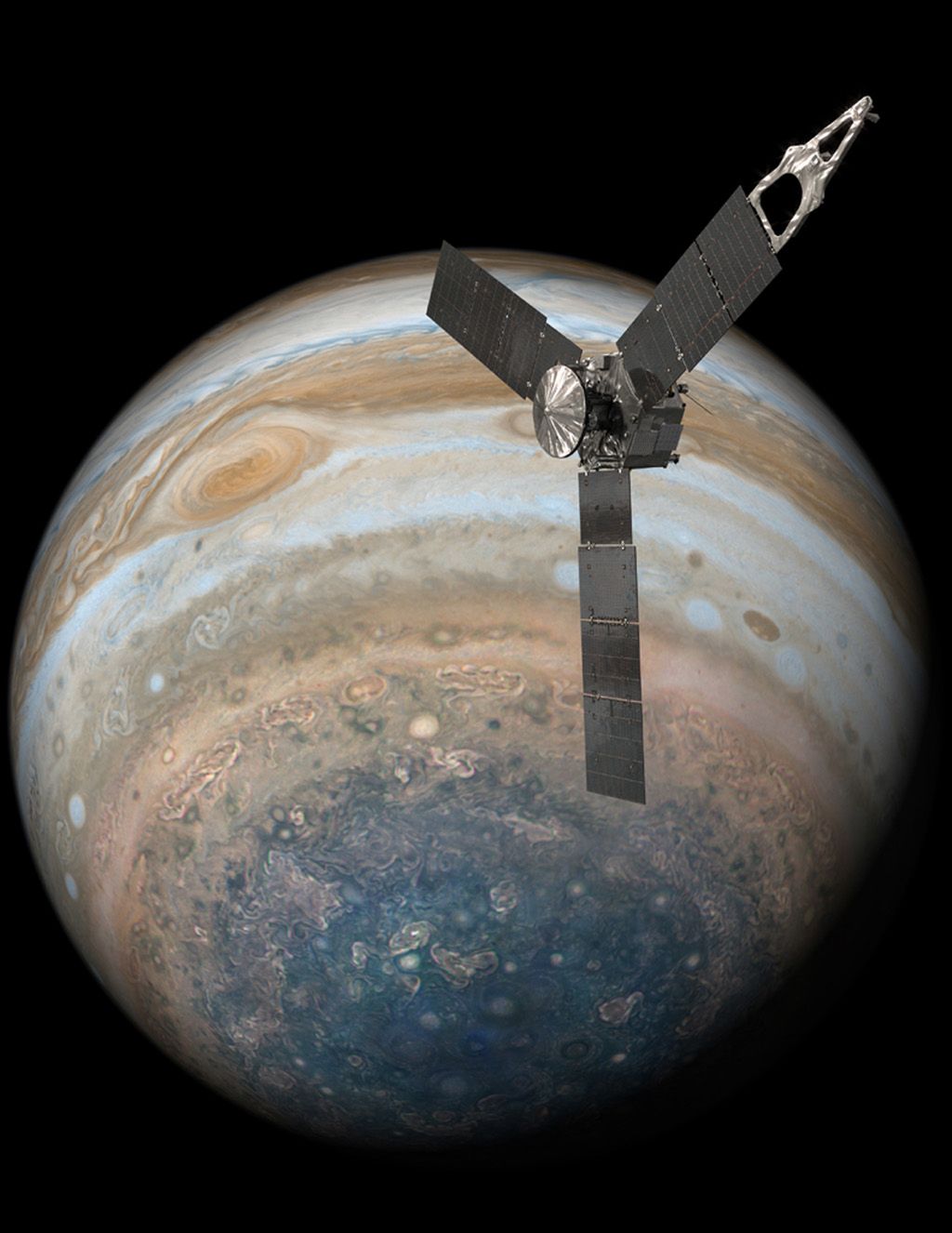 Ósmy przelot sondy Juno nad Jowiszem zaowocował genialnym zdjęciem 3