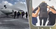 Katastrofa w Toronto. Dramatyczne nagrania z lotniska